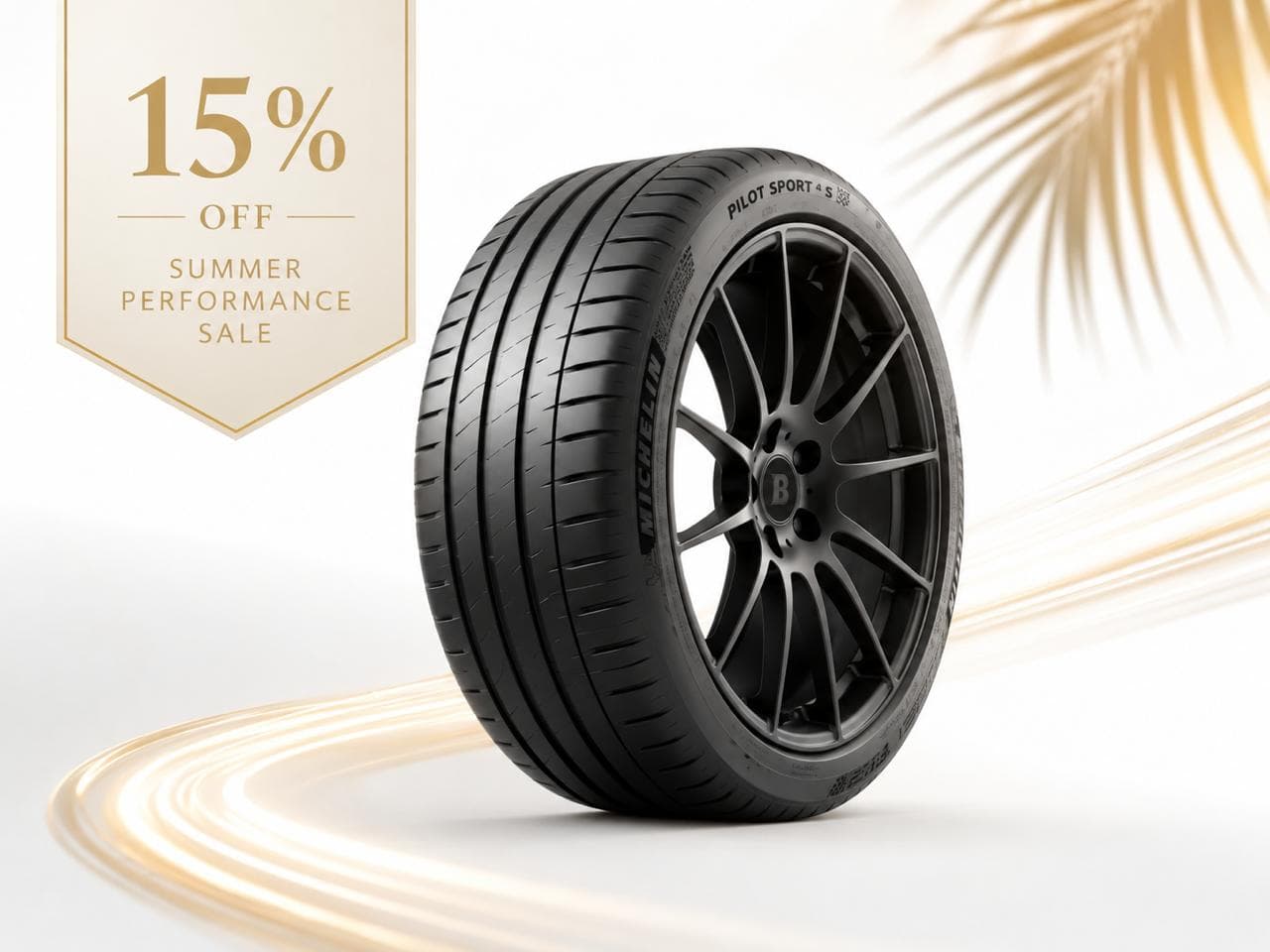 Michelin summer tires with 15% off promotion