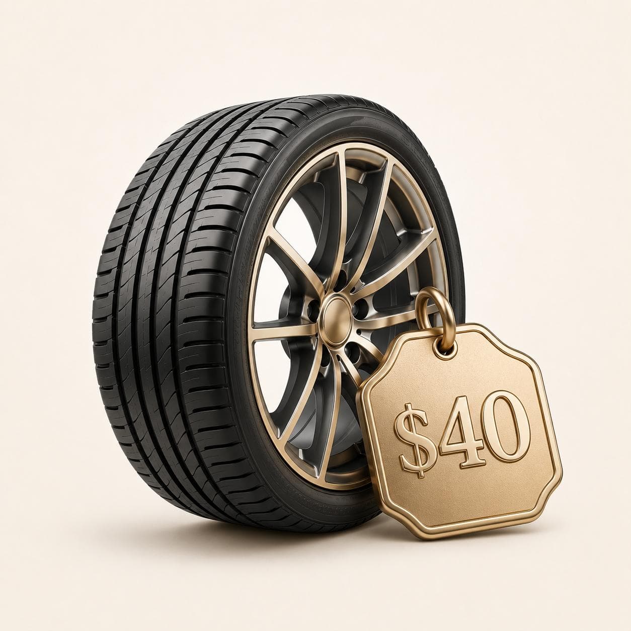 $40 per tire installation